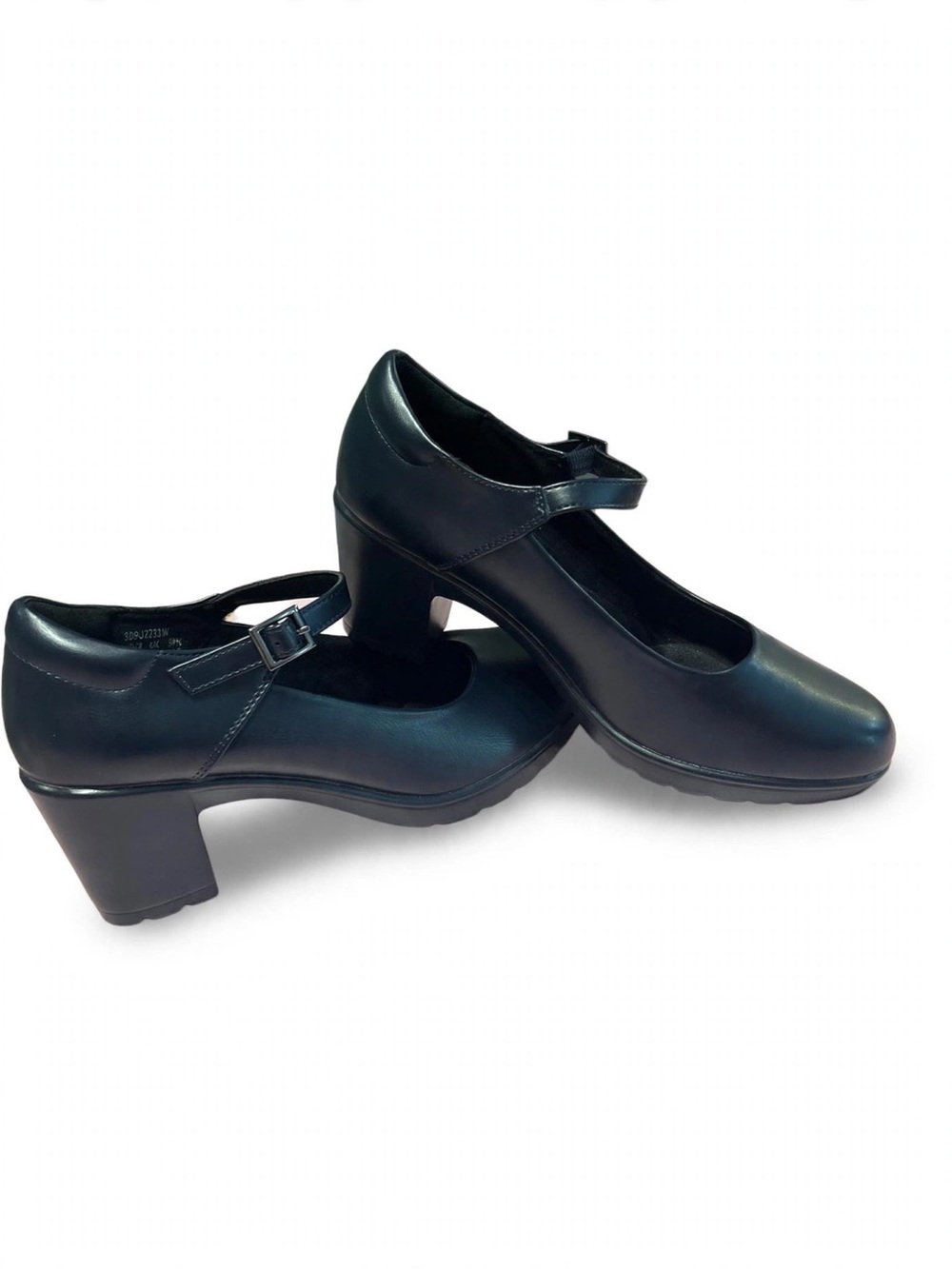 Dream Pairs Navy Mary Jane Block Heel Pumps - Size 7 NWOT